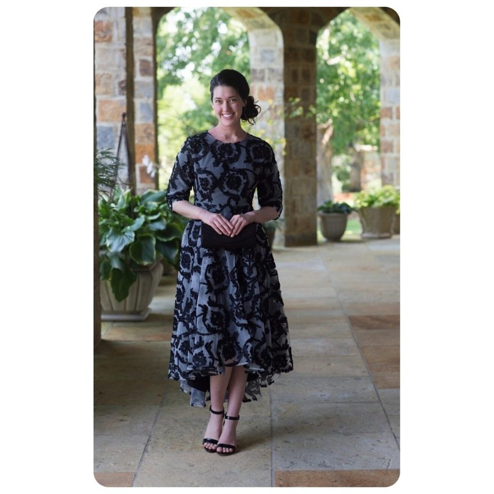 NWT Dainty Jewells One Enchanting Evening Black High-Low Dress sz XL